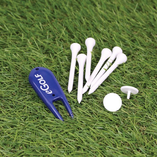 Birdie 6 Golf Tees and Tools Set