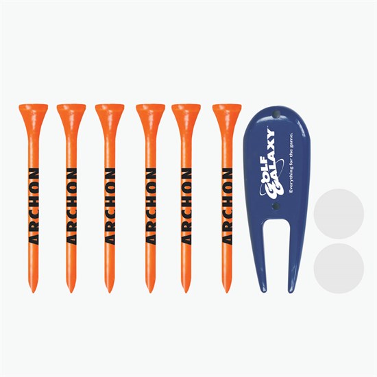 Birdie 6 Golf Tees and Tools Set