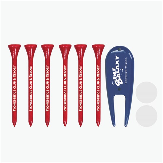 Birdie 6 Golf Tees and Tools Set
