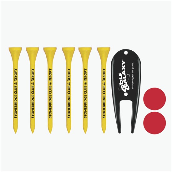 Birdie 6 Golf Tees and Tools Set
