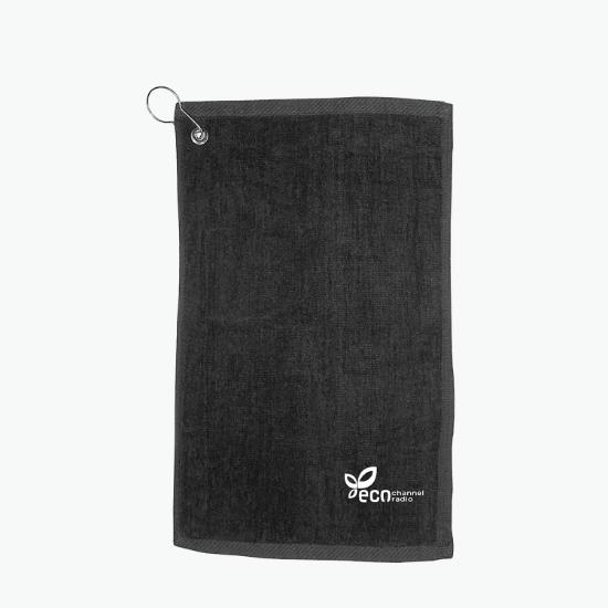 11 x 18 Cotton Fingertip Towel with Hook - 24-Hour Production