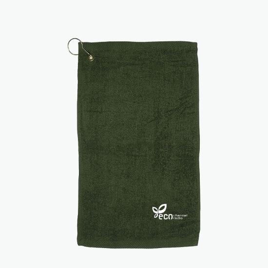 11 x 18 Cotton Fingertip Towel with Hook - 24-Hour Production