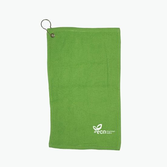 11 x 18 Cotton Fingertip Towel with Hook - 24-Hour Production