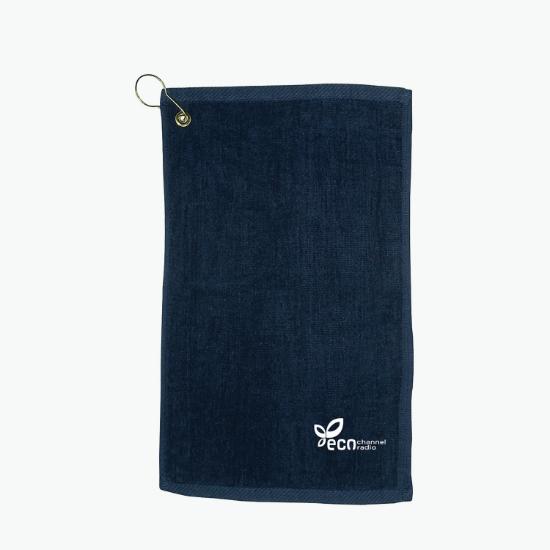 11 x 18 Cotton Fingertip Towel with Hook - 24-Hour Production