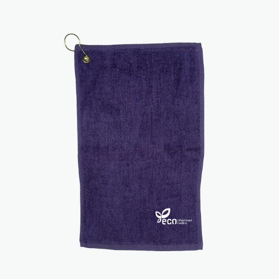 11 x 18 Cotton Fingertip Towel with Hook - 24-Hour Production
