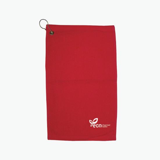11 x 18 Cotton Fingertip Towel with Hook - 24-Hour Production