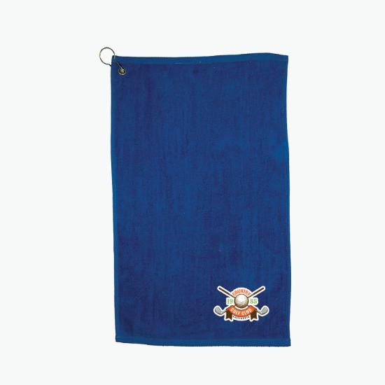 11 x 18 Cotton Fingertip Towel with Hook - Full Color