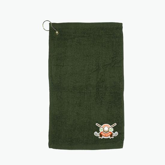 11 x 18 Cotton Fingertip Towel with Hook - Full Color