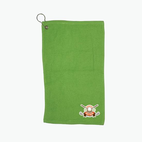 11 x 18 Cotton Fingertip Towel with Hook - Full Color