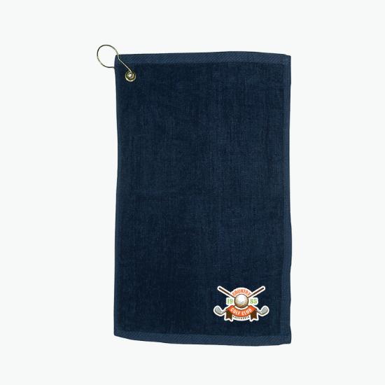 11 x 18 Cotton Fingertip Towel with Hook - Full Color