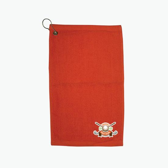 11 x 18 Cotton Fingertip Towel with Hook - Full Color