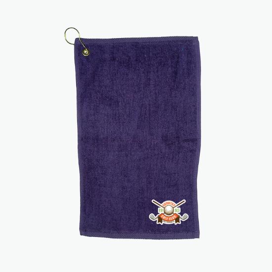 11 x 18 Cotton Fingertip Towel with Hook - Full Color