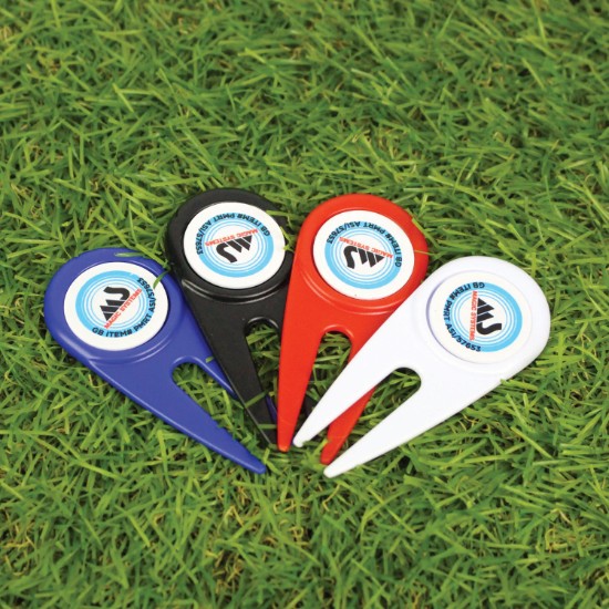 Divot Tool with Magnetic Ball Marker - 24-Hour Production