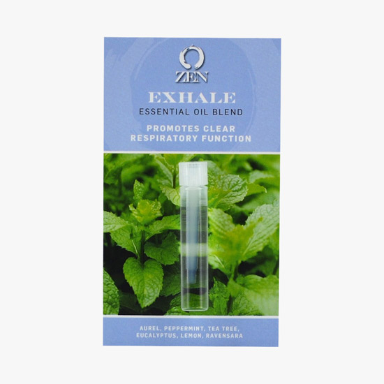 100% Pure Therapeutic Grade Essential Oil in Sample Vial on Full Color Card