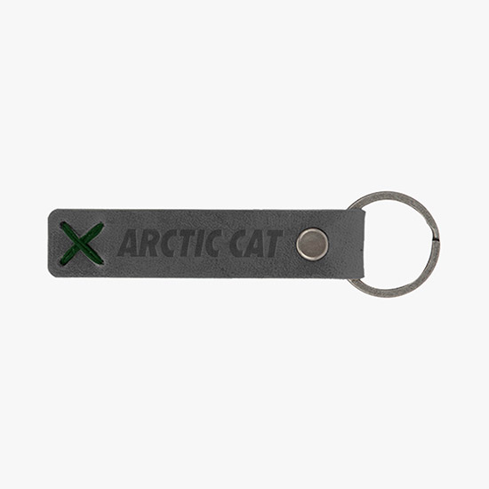 Riveted Leather Keychain