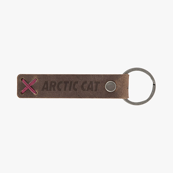 Riveted Leather Keychain