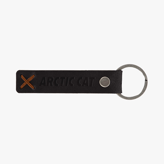 Riveted Leather Keychain