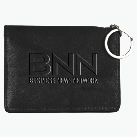 Genuine Leather ID Holder - Debossed
