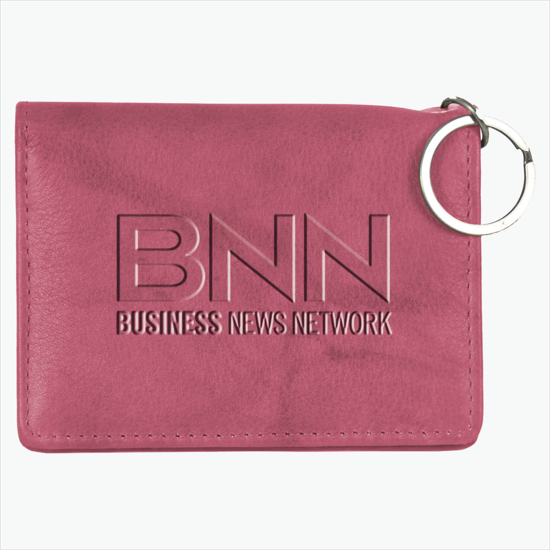 Genuine Leather ID Holder - Debossed