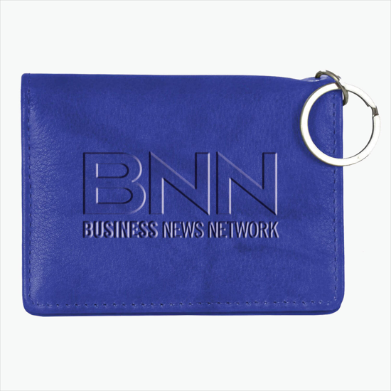 Genuine Leather ID Holder - Debossed