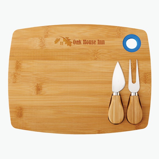 3-Piece Bamboo Cheese Board Set