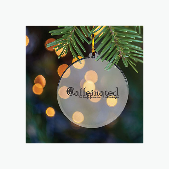 Sun Catcher Acrylic Ornament - Round - Full Color