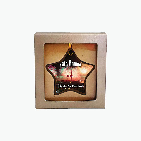 Sun Catcher Acrylic Ornament - Heart - Full Color