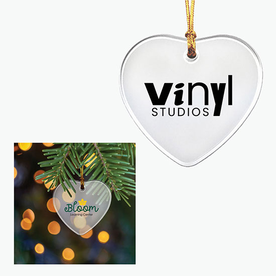 Sun Catcher Acrylic Ornament - Heart