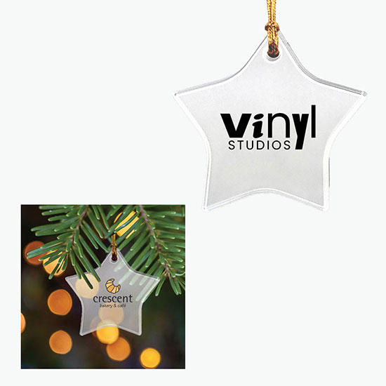 Sun Catcher Acrylic Ornament - Star