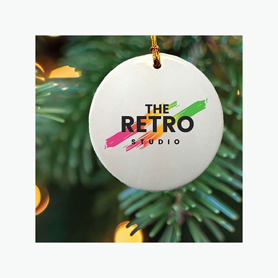 Ceramic Ornament - Round - Full Color