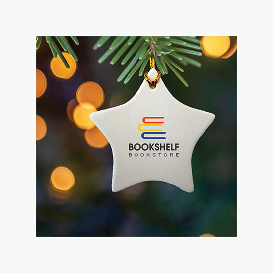 Ceramic Ornament - Star - Full Color
