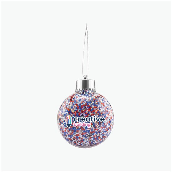 Confetti Ornament - Star - Full Color