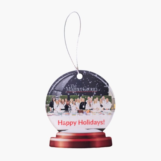 Snow Globe Acrylic Ornament
