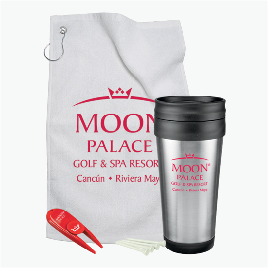 Stainless Steel Mug Golf Gift Set