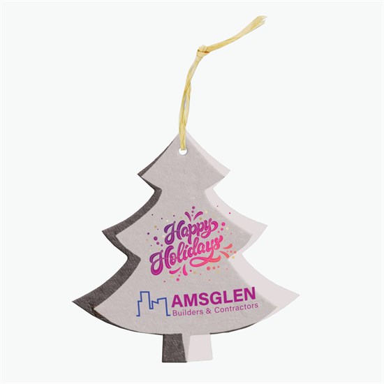 Seeded Paper Ornament - Tree