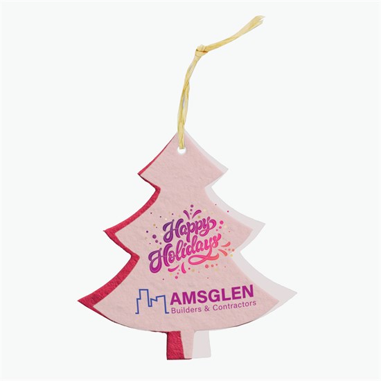 Seeded Paper Ornament - Tree