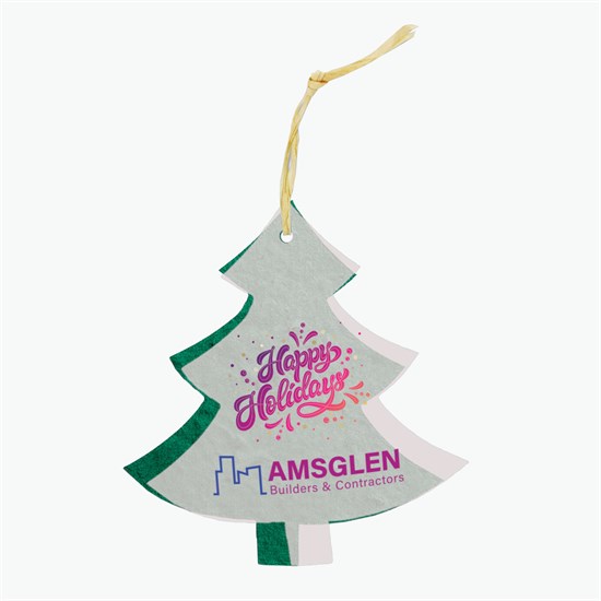Seeded Paper Ornament - Tree