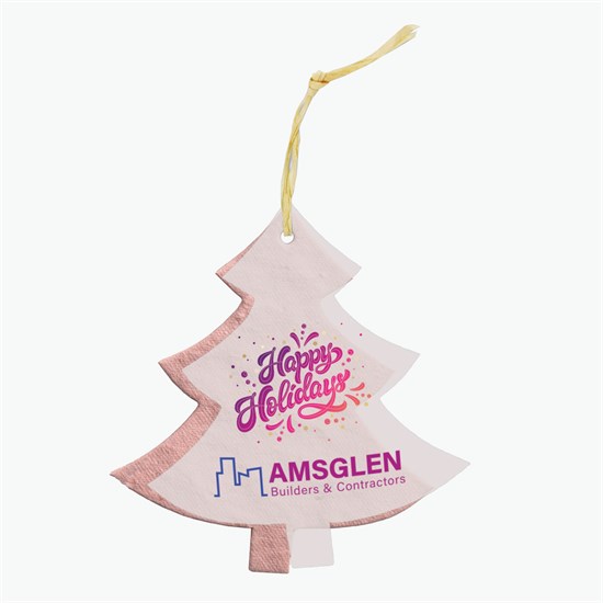 Seeded Paper Ornament - Tree