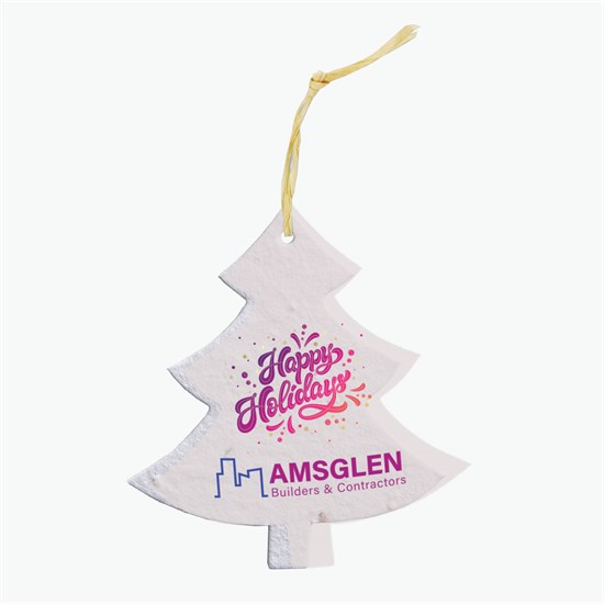 Seeded Paper Ornament - Tree