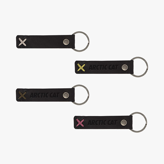 Riveted Leather Keychain