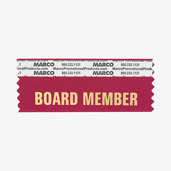 BOARD MEMBER Ribbon - Horizontal
