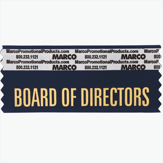 BOARD OF DIRECTORS Ribbon - Horizontal