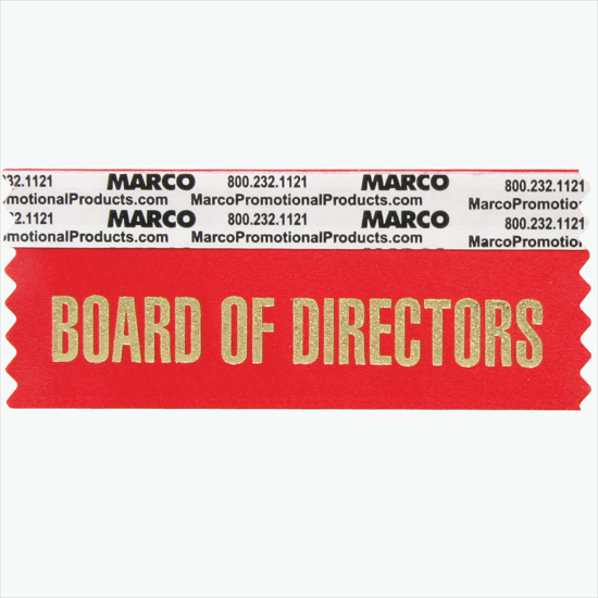 BOARD OF DIRECTORS Ribbon - Horizontal