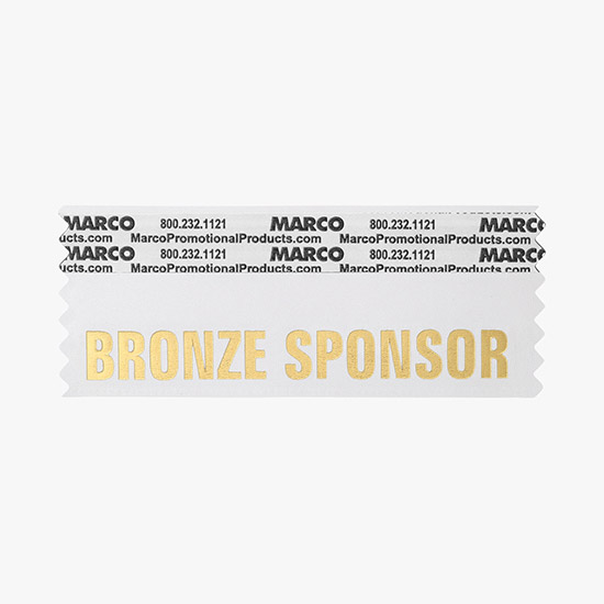 BRONZE SPONSOR Ribbon - Horizontal
