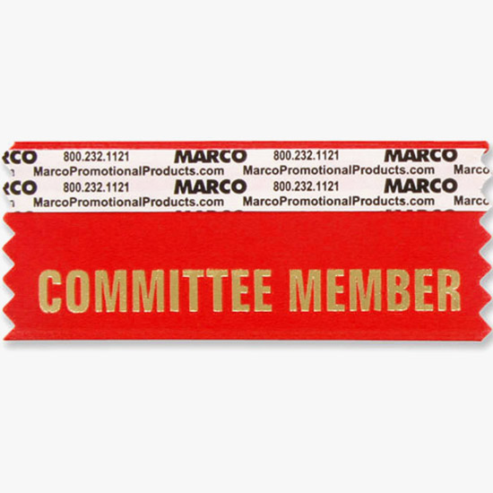 COMMITTEE MEMBER Ribbon - Horizontal