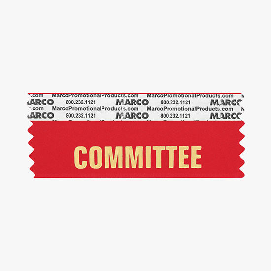 COMMITTEE Ribbon - Horizontal