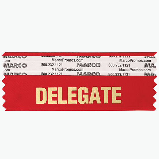 DELEGATE Ribbon - Horizontal