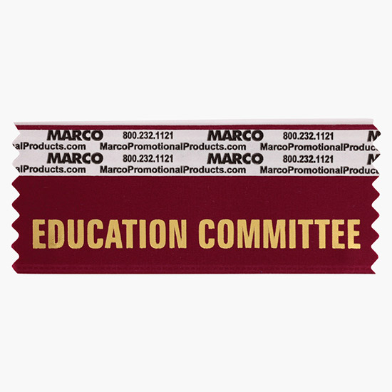 EDUCATION COMMITTEE Ribbon - Horizontal
