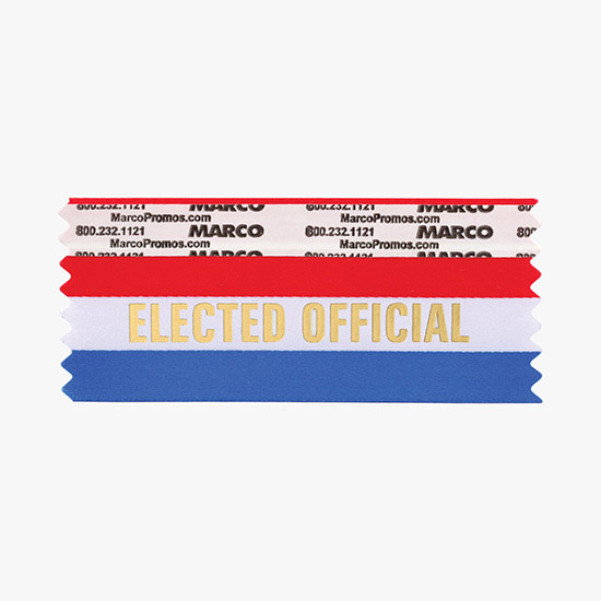 ELECTED OFFICAL Ribbon - Horizontal