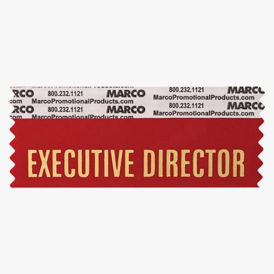 EXECUTIVE DIRECTOR Ribbon - Horizontal